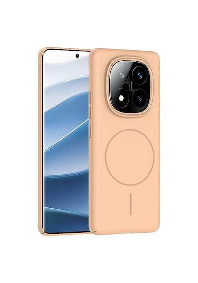 Xiaomi Redmi Note 14 Pro Plus Kılıf İnce Magsafe Kamera Yükseltili Yumuşak Silikon Pazarplus Gri