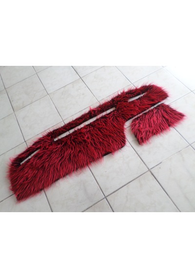 Tempra Tipo Uyumlu Torpido Örtüsü Peluş Kumaş Siyah