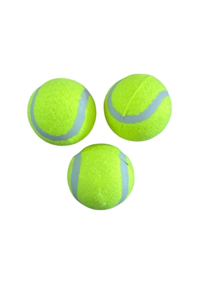Ckspor Kedi Ve Köpekler İçin Oyun Topu 3'lü Tenis Topu Paketli