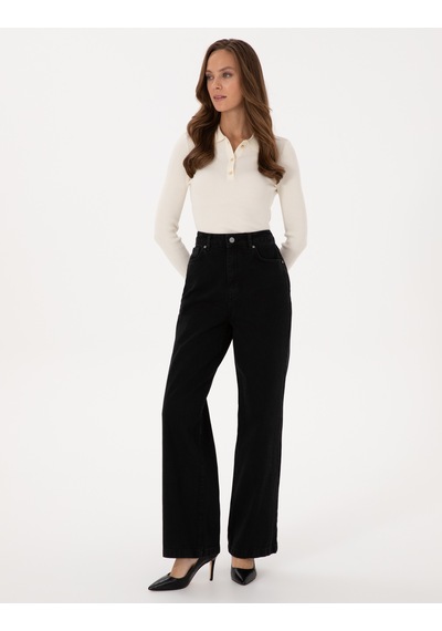 Pierre Cardin Kadın Siyah Pantolon Jean 50318043-vr046 Siyah