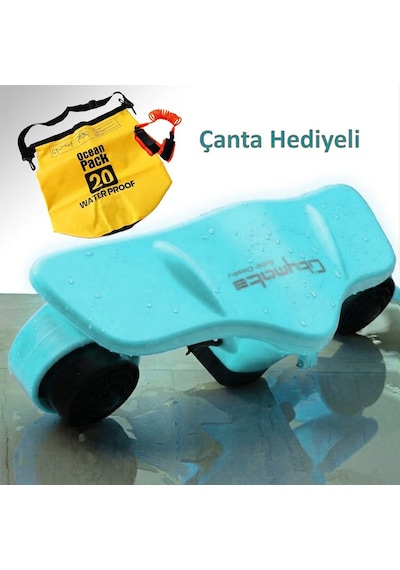 Sea Scooter Elektrikli Deniz Havuz Scooter 2x600 W Çift Motor + Çift Batarya Turkuaz
