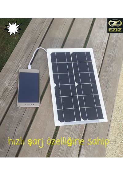 güneş enerjili süper hızlı şarj cihazı hızlı şarj özelliğine sahi