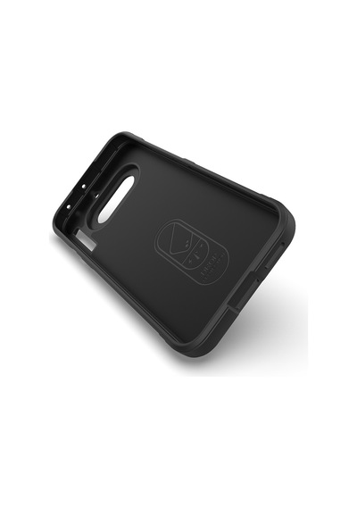 Nothing Phone 4a Kılıf Esnek Tpu Oyuklu Arka Yüzey Tasarımlı Etnik Silikon Kapak Siyah