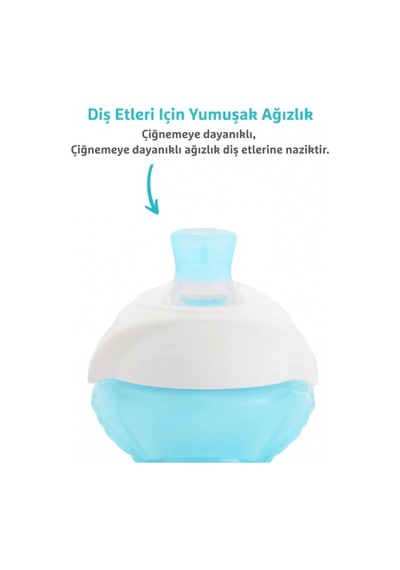 Munchkin Click Lock Isırmaya Dayanıklı Emzikli Bardak 9 Ay+ 296 Ml 90063 Mavi