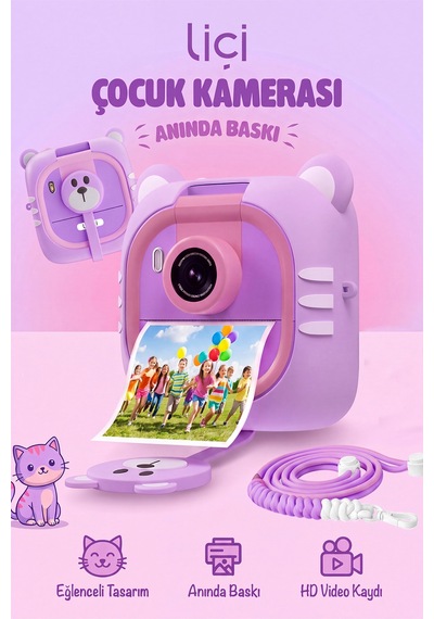 Liçi LC-P04 Çocuk Fotoğraf Makinesi