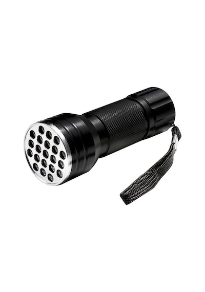 Uv Fener 21 Led Para Kontrol Ultraviyole Fener Mor Işık