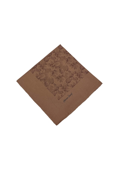 Harem Scarf Viskon Eşarp - Gold Derin - Çikolata Çikolata
