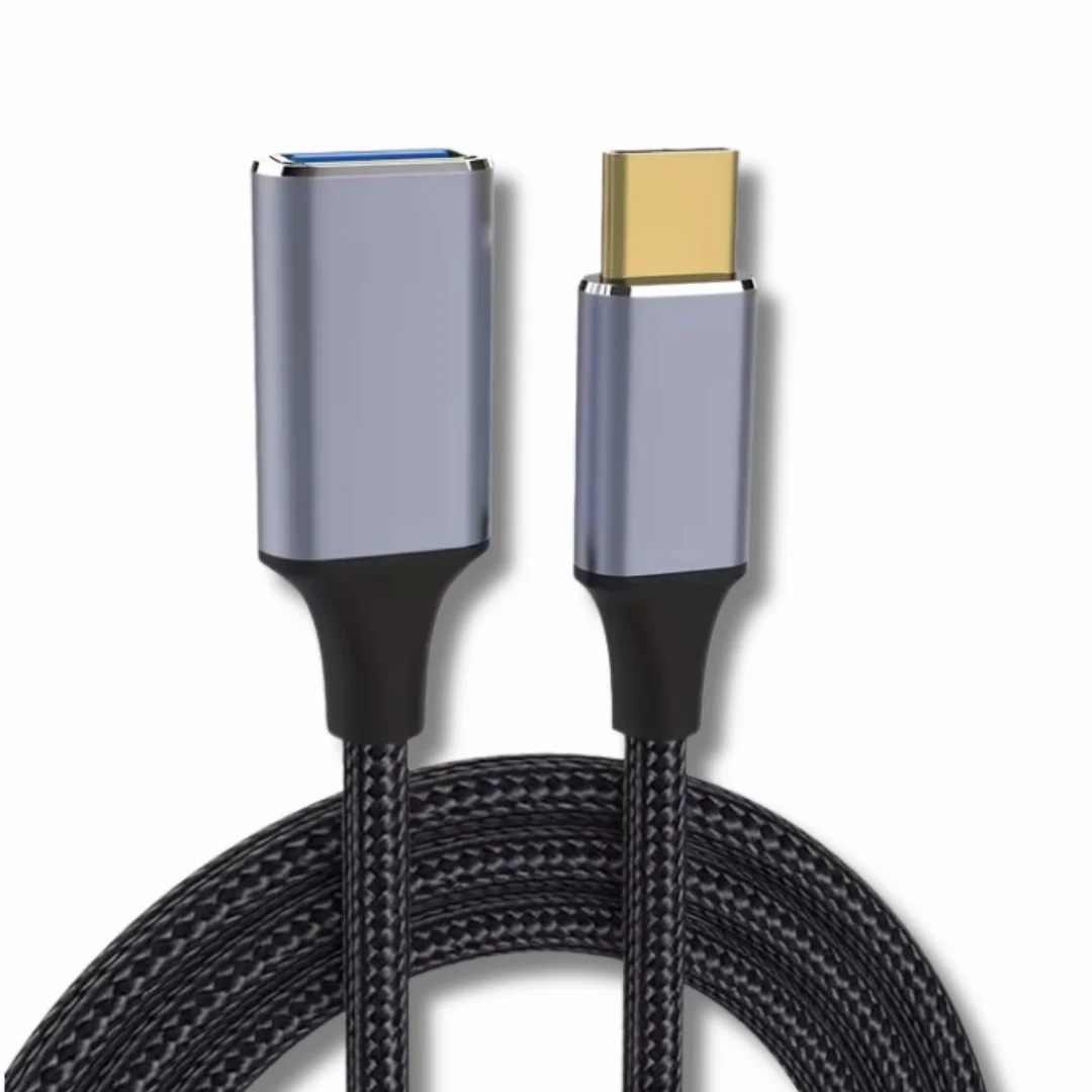 Samsung Uyumlu Usb Type C To Usb 3.0 Dişi Erkek Uzatma Kablosu Ara Ek Bağlantı 5gbps 1 Metre