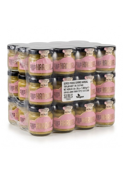 Seres Foods Hardal Mini Cam Kavanoz 40 Ml X 36 Adet