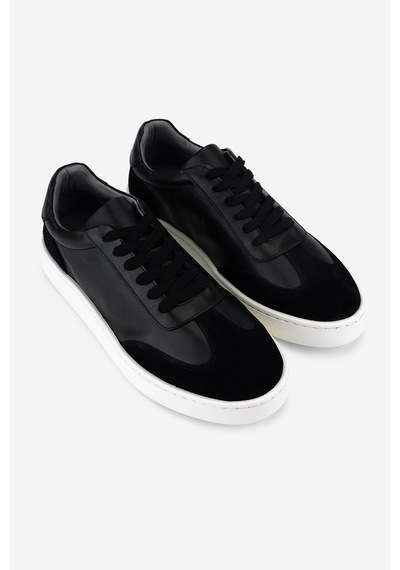 Valmenti Erkek Hakiki Deri Siyah Sneakers & Spor Ayakkabı 04 4407 Erk Ayk Y26 Sıyah Kmbn