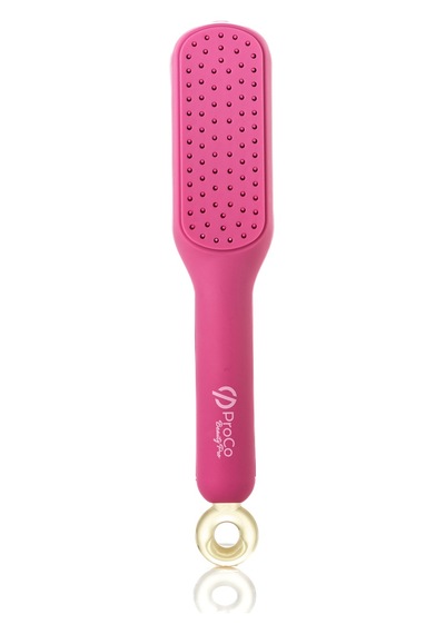 Proco Proco Beauty Pro Kendini Temizleyen Saç Fırçası - Saç Açma Tarama Masaj Fırçası- Soft Touch