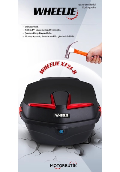 Wheelıe Xt01-b Motosiklet Arka Çanta