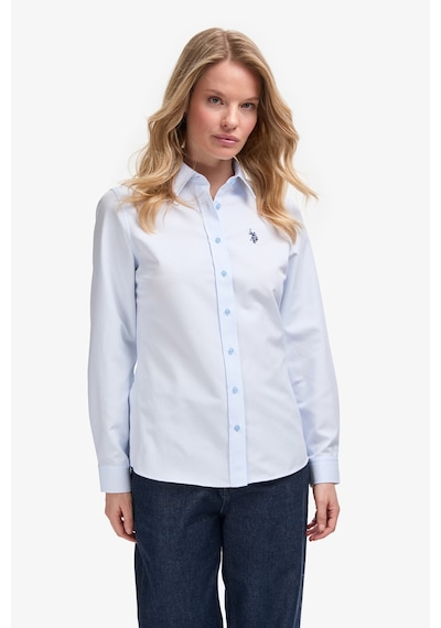 U.S. Polo Assn. U.s. Polo Assn. Kadın Açık Mavi Gömlek Basic 50324791-vr003 Acık Mavı