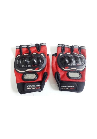 Probiker Korumalı Parmaksız Motosiklet Eldiveni (246036422)