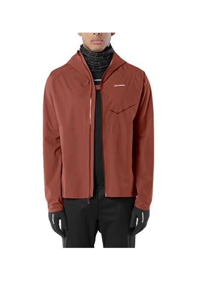 Salomon Bonattı Waterproof Jkt M Erkek Koşu Rüzgarlık Lc2293100 Kahverengi