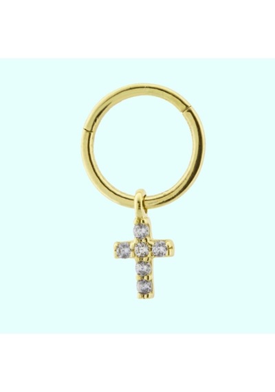 Altın Halka Piercing Hac 14 Ayar Altın