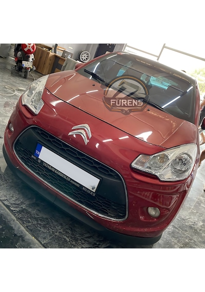 Citroen C3 2010-2015 Uyumlu H Lip Esnek Ön Lip 2 Parça Karlık Ön Ek Tampon Altı Dill