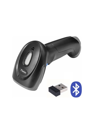 Tiwox Vsk-227 Bluetooth Kablosuz 2.4g Usb 1d Lazer Barkod Okuyucu Tarayıcı El Tipi Bataryalı + Dongle
