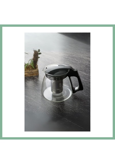 Bşkvirgo Süzgeçli Cam Demlik 1100 Ml Bsk2026 Çok Renkli