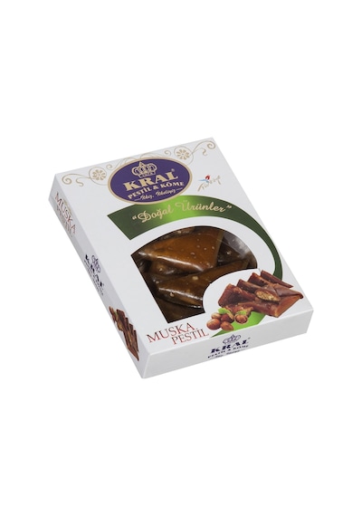 Kral Muska Pestil 350g Fındık Ezmesi Dolgulu Üçgen Pestil 4'li Avantaj Paketi - 4 Adet Tarı 350 G