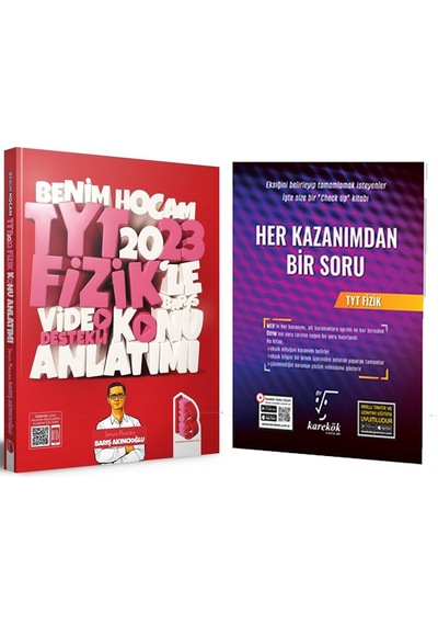 Benim Hocam 2023 Tyt Fizik Konu Ve Karekök Her Kazanımdan Bir Soru Bankası Seti 2 Kitap