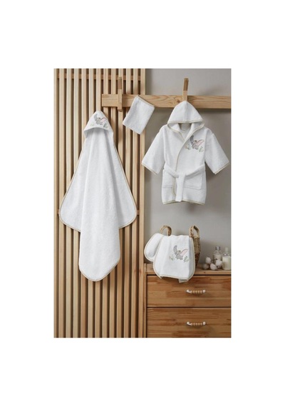 Özdilek Disney Dumbo Joy Beyaz Bebe Seti Bej Bıye