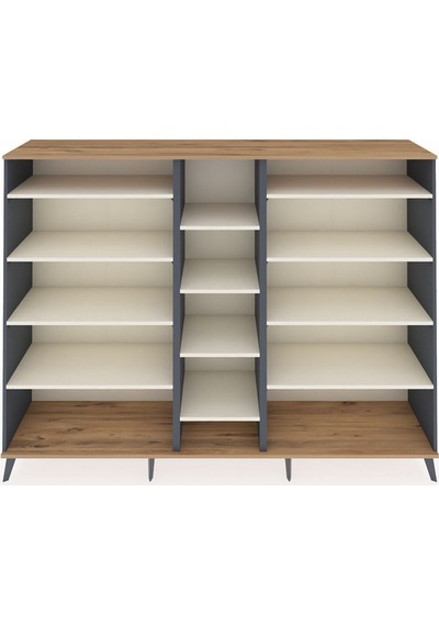 Hyperion Dolap 11 Raflı 220x44x163 Antrasit-çam/aytaşı Atlas Çam/aytası - Antrasıt Hyperion Dolap 11 Raflı 220x44x163 Antrasit-çam/aytaşı Atlas Çam/aytası - Antrasıt