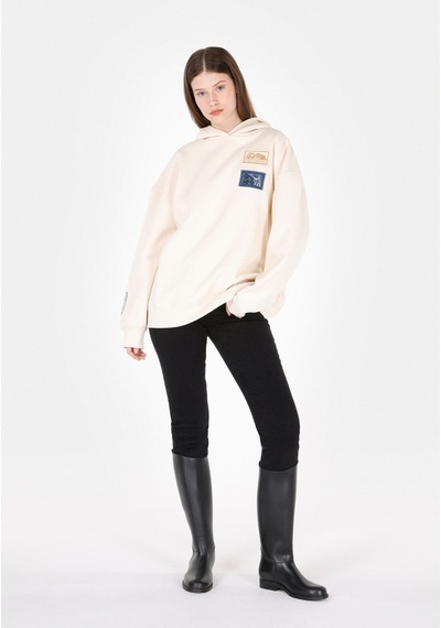 Colin's Colins Regular Fit Kapüşonlu Nakışlı Kadın Ekru Sweatshirt Cl1071962 Q1.v1 Ecr Ekru Colin's Colins Regular Fit Kapüşonlu Nakışlı Kadın Ekru Sweatshirt Cl1071962 Q1.v1 Ecr Ekru
