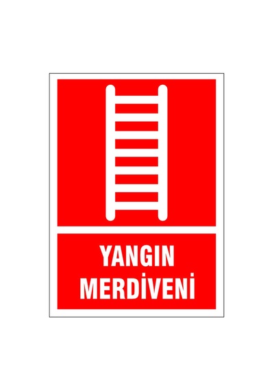 Yangın Merdiveni, İsg Uyarı Levhası