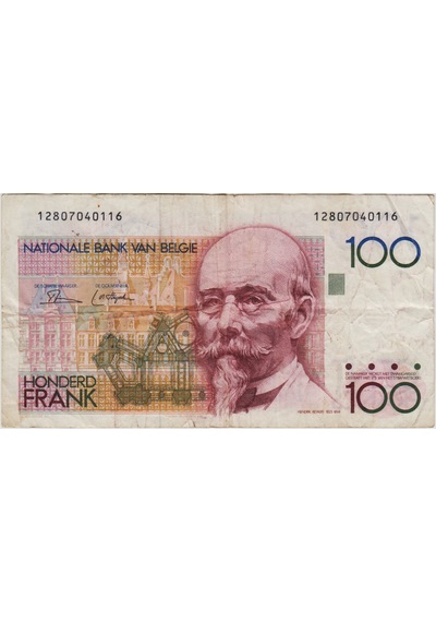 Belçika 100 Frank 1982 Çok Temiz+