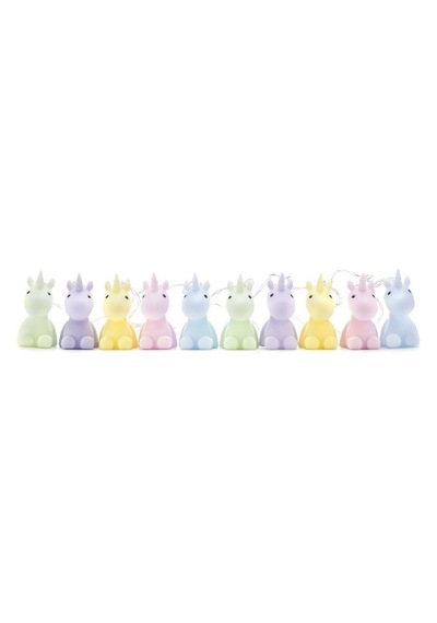 Dhink Unicorns String Gece Lambası Çok Renkli