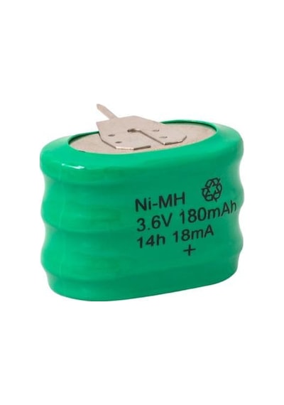 Power-xtra 3s1p - 3.6v 180 Mah Ni-mh Şarjlı Buton Pil - 3 Pinli