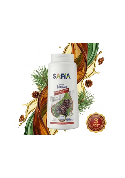 Safia Saç Dökülmesine Karşı Şampuan 3x650 Ml Dökülen