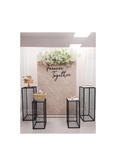 Siyah Ahşap Mdf Forever Together Yazısı Tag Isimliği