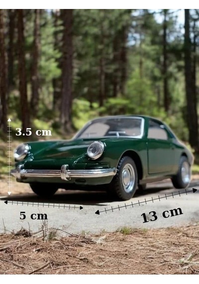 Nostaljik Metal Çek Bırak Araba Yeşil Kapılar Açılır 1/36 Ölçek Mod 2 Diğer