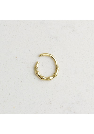 Glorria Altın Burgu Halka Piercing Sarı