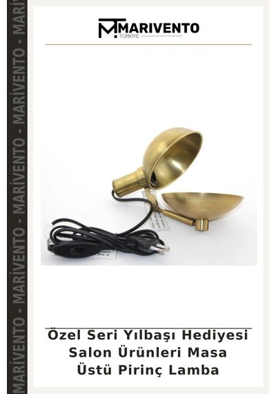Özel Seri Yılbaşı Hediyesi Salon Ürünleri Masa Üstü Pirinç Lamba Diğer
