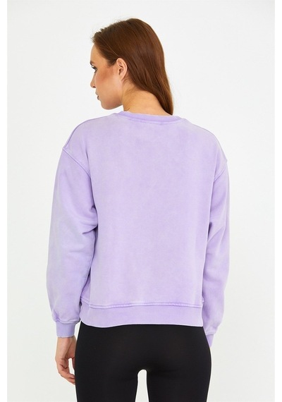Brz Collection Parça Boyalı Kadın Sweatshirt