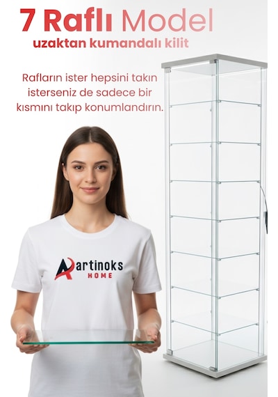 Cam Raflı Kapaklı Düzenleyici Banyo Dolabı Çok Amaçlı Lavabo Malzeme Dolap Havluluk Organizer Beyaz-7raf