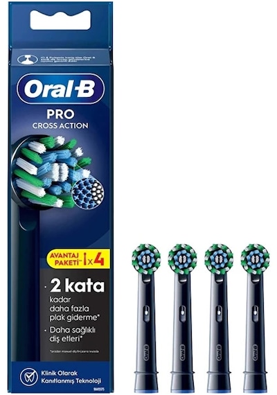 Oral-b Şarjlı Diş Fırçası Yedek Başlığı Cross Action X-filament 4 Adet