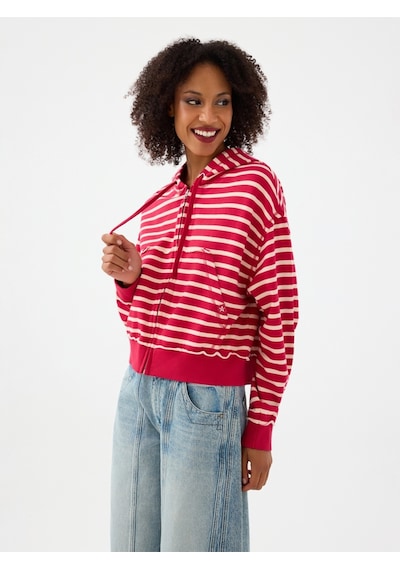 Loose Fit Kadın Sweatshirt Kırmızı