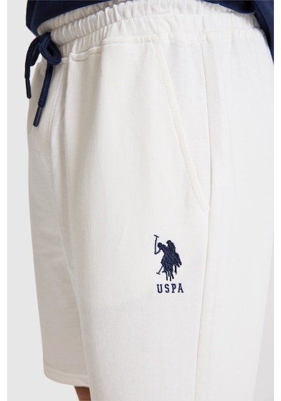U.S. Polo Assn. U.s. Polo Assn. Erkek Ekru Şort Örme 50322605-vr019 Ecru