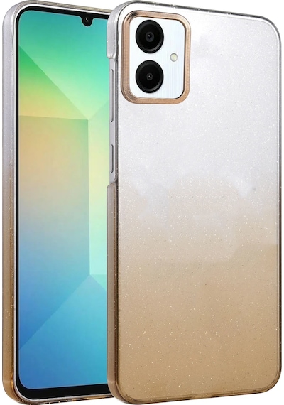 Mey İthalat Samsung Uyumlu Galaxy A06 Glossy Kapak - Çöl Titanyum