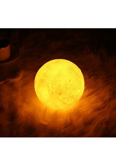Ozmgiyim - Gün Işığı 3d Ay Gece Lambası Dekoratif Küre Led