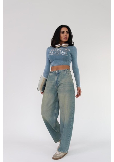 Skater Fit Tint Wash Jean Bej