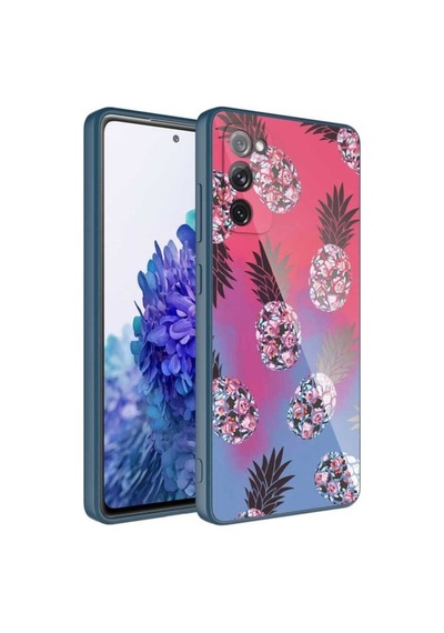 Galaxy S20 Fe Kılıf Kamera Korumalı Desenli Sert Silikon Zore Epoksi Kapak NO3