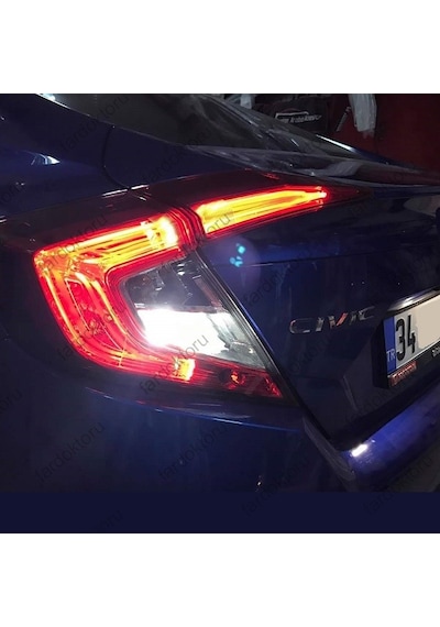 Fardoktoru Honda Civic Fc5 Led Geri Vites Ampulü W16W T15 Beyaz