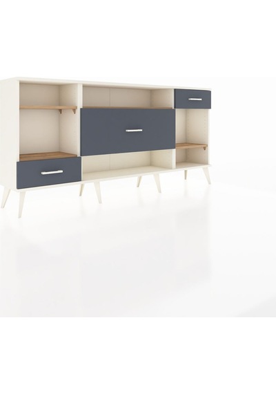 Arges Konsol 4 Raflı 3 Çekmeceli 176x30x83 Aytaşı-çam/antrasit Çam/antrasit Arges Konsol 4 Raflı 3 Çekmeceli 176x30x83 Aytaşı-çam/antrasit Çam/antrasit