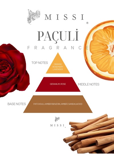MİSSİ AHŞAP FİTİLLİ PATCHOULİ KOKULU GRİ CRAKLING VEGAN MUM (ÇITI