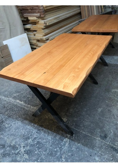 Bintaşmobilya Kayın Rengi Kütük Masa-130X80.Cm